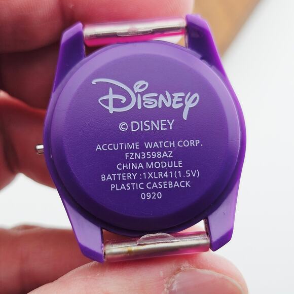 Disney Kids Frozen Digital Watch Purple Pink Ana Elsa Princess Snowflake Band - Picture 6 of 6